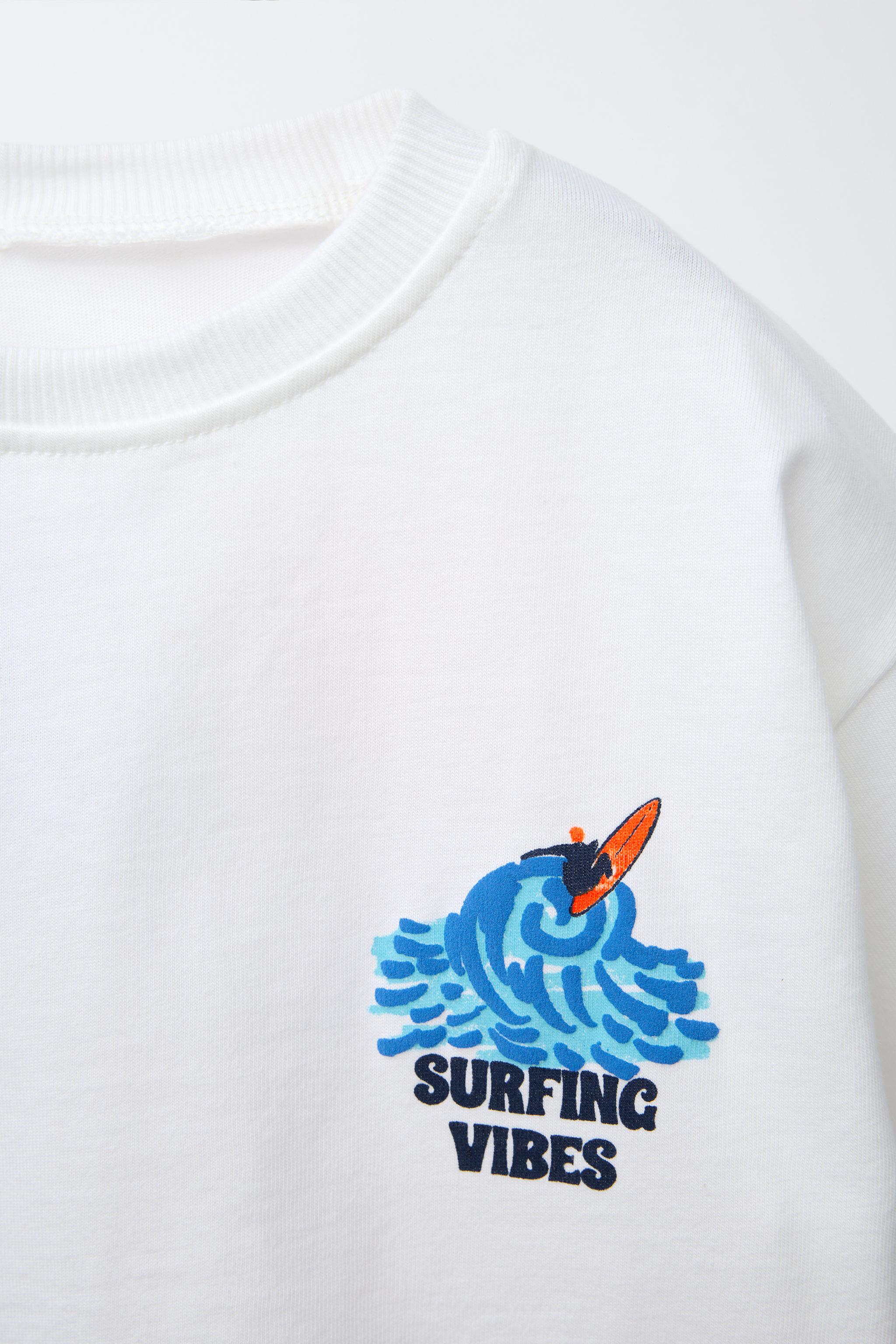 T-SHIRT IMPRIMÉ SURF